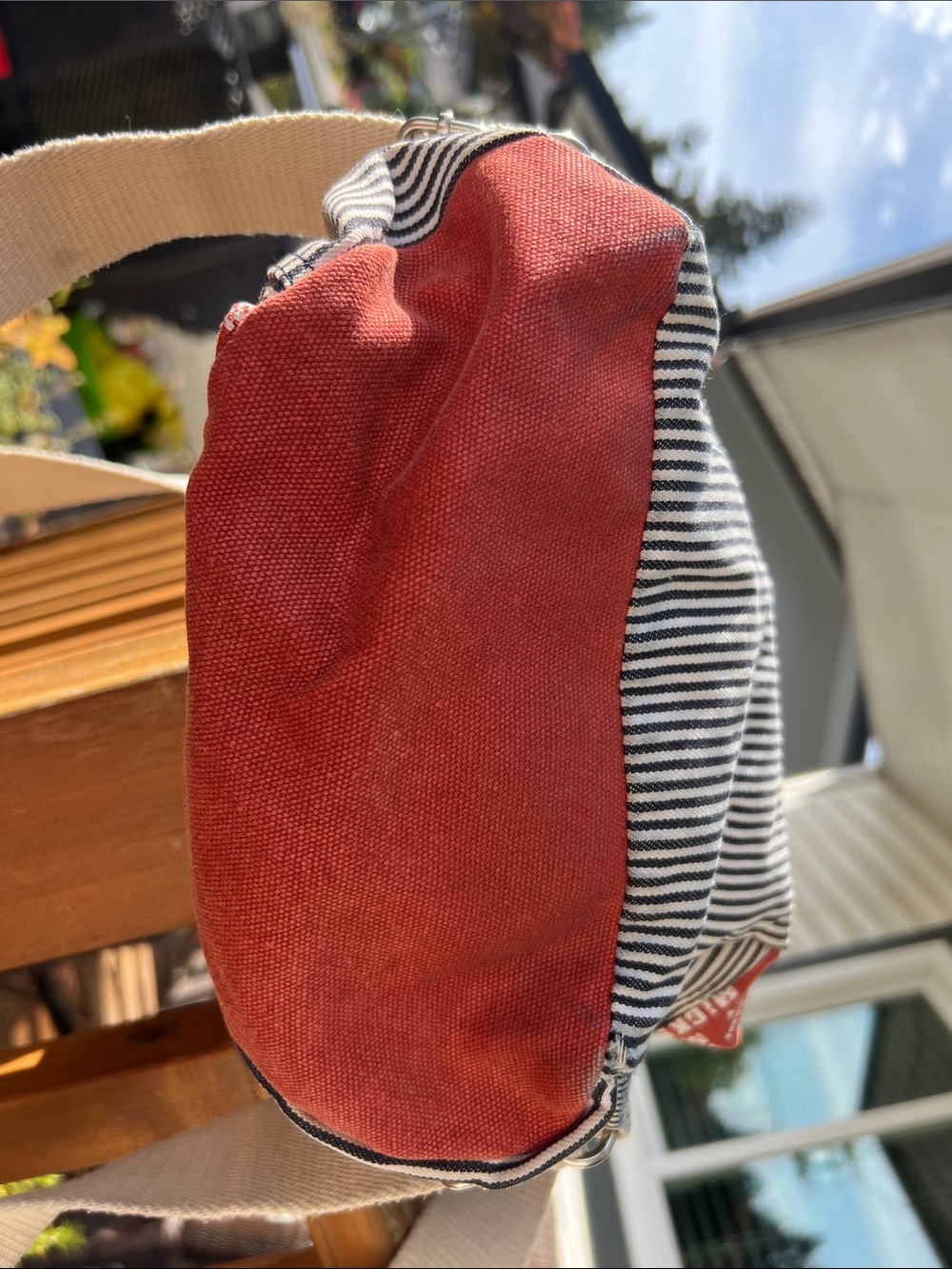 Mickey Mouse Red Canvas Drawstring Backpack - Picture 6 of 6